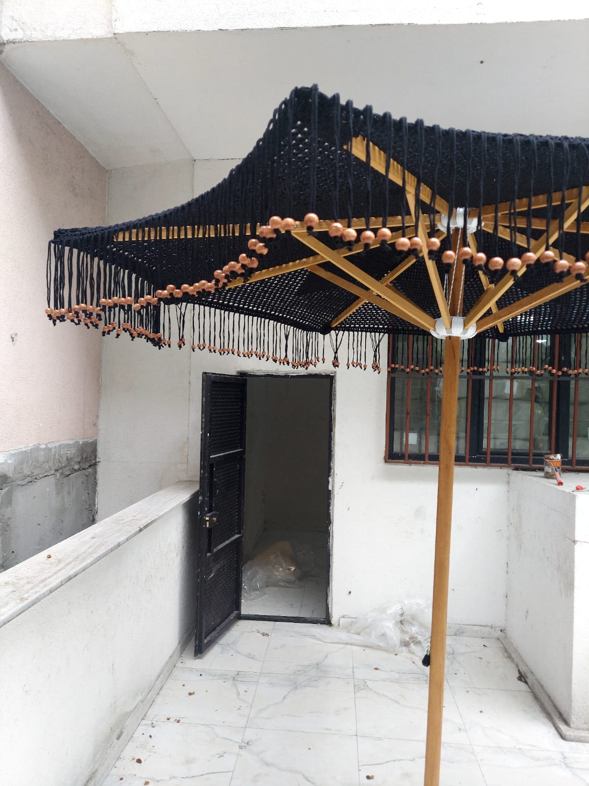 Makrome Şemsiye Ayaklı Model